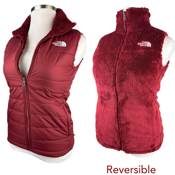 The North Face Jackets & Blazers - The North Face Women's Mossbud Insulated Reversible Vest Cordovan Fleece Small